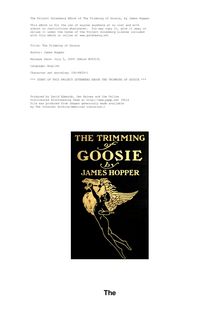 The Trimming of Goosie