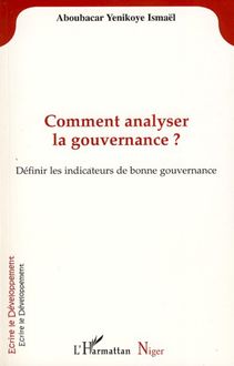 Comment analyser la gouvernance?