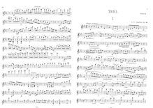 Partition complète et parties, Trio pour Piano et cordes en E-flat major, Op.35