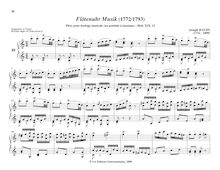 Partition No.13 en C major, pièces pour mécanique orgue, Haydn, Joseph
