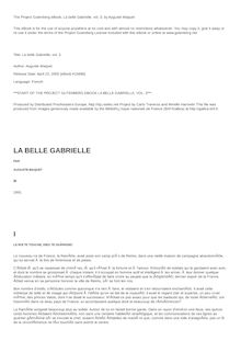 La belle Gabrielle, vol. 3 par Auguste Maquet