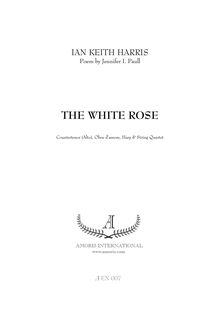 Partition complète et parties (corde quatuor version), pour White Rose