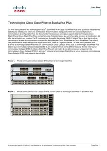 Technologies Cisco StackWise et StackWise Plus