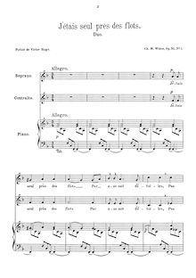 Partition complète, 2 duos, Op.30, Victor Hugo (1802-1885)Composer