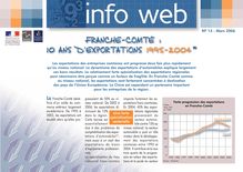 Franche-Comté : 10 ans d exportations 1995-2004