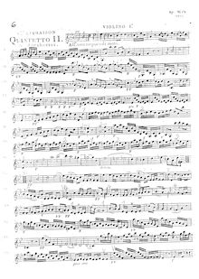 Partition parties complètes, 6 corde quintettes, Boccherini, Luigi