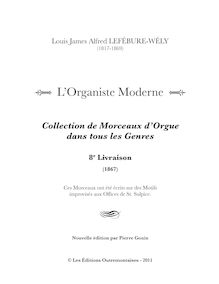 Partition , Sortie (B-flat major), L Organiste Moderne, Lefébure-Wély, Louis James Alfred