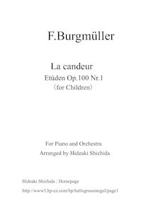 Partition Title page, 25 Etudes Faciles, Burgmüller, Friedrich