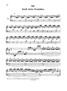 Partition Prelude No.1 en C major, BWV 924, 9 Kleine Präludien, 9 Little PreludesAus dem Klavierbüchlein für Wilhelm Friedemann Bach par Johann Sebastian Bach