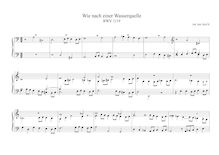 Partition 3, Wie nach einer Wasserquelle, BWV 1119, pour Neumeister Collection, BWV 1090-1120