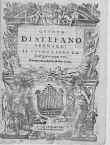 Partition Quinto, Il primo libro de madrigali a 5 voci, novemante composte et dati en luce