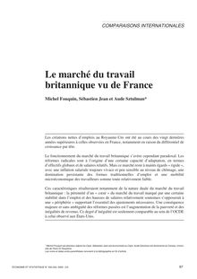 Le marché du travail britannique vu de France - article ; n°1 ; vol.332, pg 97-115