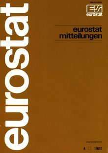 Eurostat mitteilungen. 4/1985