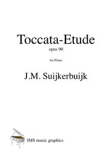 Partition complète, Toccata-Etude, Suijkerbuijk, J.M.