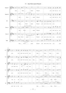 Partition complète, Geistliche Chor-Music, Op.11, Musicalia ad chorum sacrum, das ist: Geistliche Chor-Music, Op.11