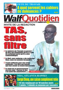 Walf Quotidien n°9030 - du SAMEDI 30 AVRIL au DIMANCHE 1er MAI 2022