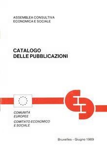 CATALOGO DELLE PUBBLICAZIONI. Giugno 1989