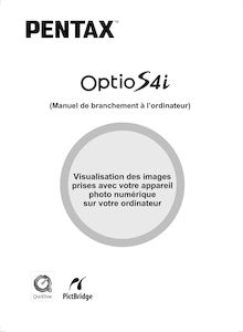 Notice Appareil Photo numériques Pentax  Optio S4i