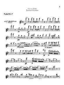 Partition flûte 1, 2 (doubles Piccolo), Norma, Tragedia liricia in due atti