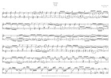 Partition Cembalo (A3), clavecin Concerto No.6, F major, Bach, Johann Sebastian