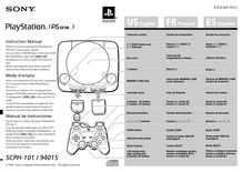 Notice PlayStation Sony  SCPH-101