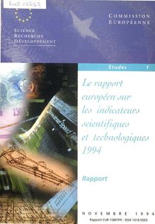 Le rapport européen sur les indicateurs scientifiques et technologiques 1994