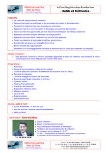 Coaching BES - Outils et Methodes