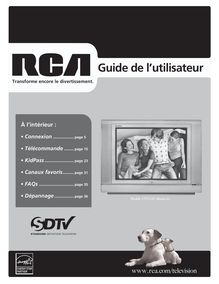 Notice Télévision RCA  32V434T