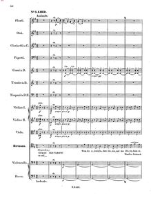 Partition Nos. 5–8, Heimkehr aus der Fremde, Op.89, Liederspiel in einem Akt