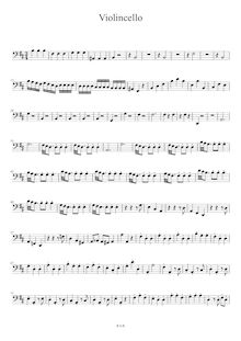 Partition violoncelle, Symphony No.25, G minor, Mozart, Wolfgang Amadeus