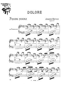 Partition No.2 Dolore, 7 Pezzi, Op.43, Martucci, Giuseppe