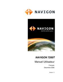 Notice Navigation NAVIGON  7200T