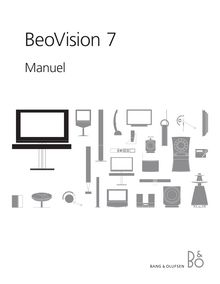Manuel d utilisation : Télévision Bang & Olufsen  BeoVision 7-40 Blu-ray