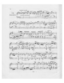 Partition Prelude et Fugue No.3 en G major, 4 préludes et Fugues