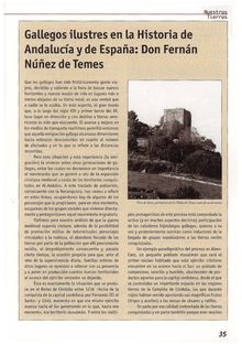 Gallegos ilustres en la historia de Andalucía y de España: Don Fernán Núñez de Temes