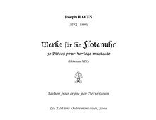 Partition No.1 en F major, pièces pour mécanique orgue, Haydn, Joseph
