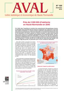 Près de 2 000 000 d habitants en Haute-Normandie en 2040