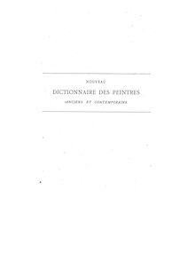 Nouveau dictionnaire des peintres anciens et contemporains : comprenant un abrégé sur les origines de la peinture... / par Théodore Guédy,...