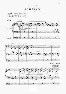 Partition complète, 10 pièces pour orgue, Gigout, Eugène par Eugène Gigout