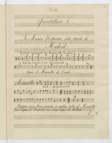 Partition viole de gambe, 6 corde quintettes, G.319-324, Boccherini, Luigi
