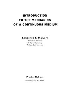 INTRODUCTION TO THE MECHANICS
