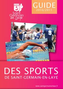 Guide des Sports 2010/2011 - Saint-Germain-en-Laye