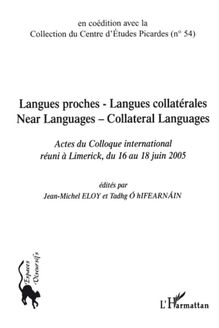 Langues proches - Langues collatérales