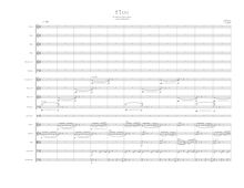 Partition compléte, Flux (pour Chamber orchestre), Hallman, Joseph