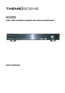 Notice Projecteur Optoma  HD3000