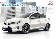 Nouvelle Toyota Auris - le catalogue