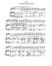Partition complète, 2 chansons, Op. 76, Fauré, Gabriel
