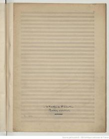 Partition Act I, Le martyre de Saint Sébastien, Debussy, Claude