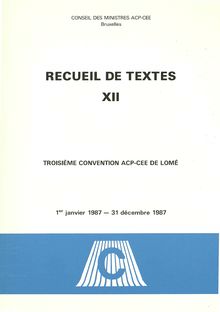 Troisième Convention ACP-CEE de Lomé