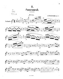 Partition flûte , partie, Oberösterreichische Tonbilder, Op.151